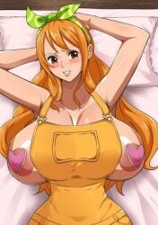 nami (one piece) from one piece by mikanberry