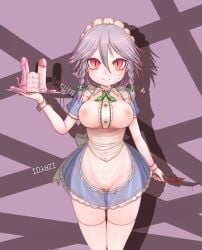 izayoi sakuya from touhou by harunoha