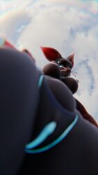 3d 808 808_(hi-fi_rush) blender feline giant giantess hi-fi_rush low_angle_view macro micro micro_pov model patreon photo point_of_view pov submission submissive submissive_pov view