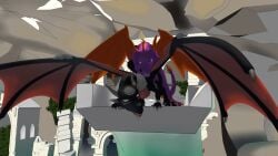 16:9 4k absurd_res activision cynder doggy_style dragon duo female feral from_behind_position groovelizard hi_res male male/female mythological_creature mythological_scalie mythology scalie sex spyro spyro_the_dragon widescreen