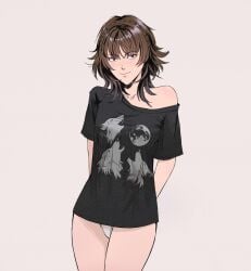 makoto niijima from persona by sarcii