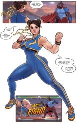 chun-li fight jpeg mandrill mandrill_(marvel) monkey pegasus_(artist) street_fighter