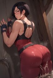 ada_wong ada_wong_(adriana) ai_generated ass capcom curvy eteeming female resident_evil solo sweat sweater