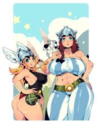 asterix asterix_and_obelix boobs_and_butt_pose dogmatix fredh huge_breasts obelix rule_63