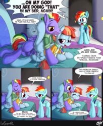 animal_genitalia bow_hothoof_(mlp) comic equine friendship_is_magic lord_superstar my_little_pony rainbow_dash_(mlp) straight_hair windy_whistles_(mlp)