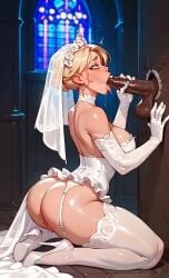 1boy 1girls ahe_gao ai_generated ass ayla(spademan) big_ass big_breasts big_butt big_penis blonde_female blonde_hair blowjob bnwo breasts bridal_lingerie bridal_tiara bridal_veil bride cheating_bride church church_interior church_stained_glass confession_booth cuckold cum_feeding curvy dark-skinned_male dripping_pussy drool_string drooling feeding glory_hole heels interracial ntr silk spademan stained_glass thick thick_ass thick_thighs thighhighs thighs tongue_out tongue_out_blowjob wedding wedding_attire wedding_dress wedding_gloves wedding_lingerie wedding_night wedding_tiara wedding_veil wet wet_pussy