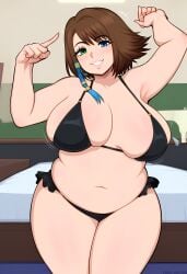 ai_generated chubby final_fantasy final_fantasy_x huge_ass huge_breasts yuna