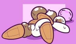 headless ice_cream laying mallow_on_a_stick melting original_character