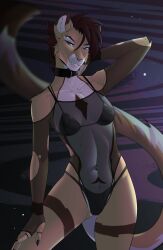 2026 anthro areola biped bra breasts claws clothed clothed_anthro clothed_female clothing cougar countershade_torso countershading digital_drawing_(artwork) digital_media_(artwork) felid feline female fingers front_view fur genitals hi_res lesspie looking_at_viewer mammal navel nipples panties piercing simple_background smile solo standing tail teeth translucent translucent_clothing underwear vulva