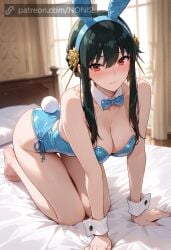 ai_assisted ai_generated bunny_ears bunny_girl bunnysuit female_only sexy_female sexy_pose spy_x_family yor_briar