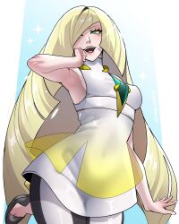 lusamine (pokemon) from game freak by dangerousbride