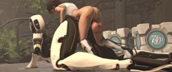 1_minute_long 1futa 1girls 3d 3d_(artwork) 3d_animation android android_girl animated balls ballsack chell deep_penetration doggy_style fast_thrusts female from_behind from_behind_position futa_on_female futadom futanari glados glados_(humanoid) glados_(thiccythings) implied_penetration intersex large_balls larger_female long_video longer_than_one_minute loop looping_animation o7sfm portal_(series) robot robot_girl robot_humanoid size_difference small_dom_big_sub smaller_futa sound source_filmmaker swinging_balls tagme testicles video