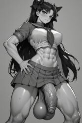 tohsaka rin from fate (series) by joeletruand