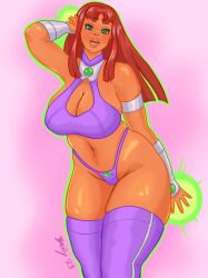 starfire from dc by bexiy