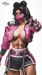 mileena from mortal kombat by grvty3d