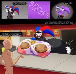 pomni (the amazing digital circus) from fast food masquerade (tadc) by locote68