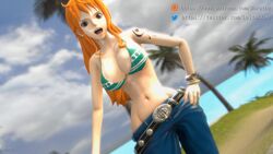 1girls 3d female female_only mura_tpg nami nami_(one_piece) one_piece orange_hair post-timeskip solo source_filmmaker tagme tattoo