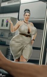 excella gionne from resident evil by bhigbhee