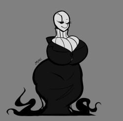 fem gaster from undertale by mirci
