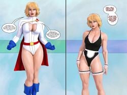 power girl from dc by op-tron