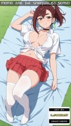 ayase momo from dandadan by kamuigiriart