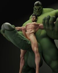 bruce banner from marvel by gunnsteam