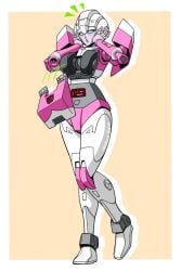 1girls 2d arcee arcee_(g1) artist_request blush breast_plate_removed breasts breasts_out color embarrassed female female_only hasbro humor humor_porn humorous joke joke_art meme robot robot_girl solo solo_female solo_focus tagme_(artist) transformers transformers_g1