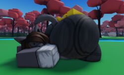 3d big_ass bradythewwefan bubble_butt female furry huge_ass hyper_ass noob ribbons_(bradythewwefan) roblox robloxian tagme thick_thighs wide_hips