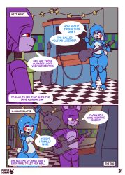 bonnie (fnaf) from five nights at freddy's by purplehorny