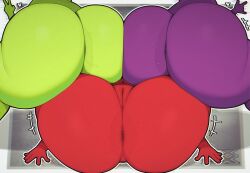 2026 2d 2d_(artwork) 3females 3girls alternate_ass_size alternate_body_type alternate_breast_size ass ass_focus big_ass big_butt butt dipsy dipsy_(slendytubbies) female female_only hi_res high_resolution highres igxxiii nightmare_waifu po_(slendytubbies) po_(teletubbies) rear_view slendytubbies tagme teletubbies thick_thighs tinky_winky tinky_winky_(slendytubbies) trio