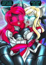 absurdres big_breasts blonde_hair breasts cleavage dialogue empty_eyes expressionless female female_only fembot femsub fit fit_female furry glowing glowing_eyes huge_breasts hypnosis jodie_(zorro-zero) large_breasts large_lips long_hair open_mouth original robot robot_girl robotization symbol_in_eyes tech_control text wide_hips zorro-zero zorro_(zorro-zero)