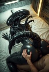 1boy 1girls ai ai-created ai_generated alien alien_(franchise) animated anus arm_support ass balls balls_deep bed big_ass big_penis black_body black_skin bubble_butt completely_nude completely_nude_female completely_nude_male deep_penetration doggy_style doggystyle duo faceless_human faceless_male female female_on_human female_penetrated female_xenomorph femomorph hand_on_ass hand_on_butt hands_on_ass hetero human human_on_alien human_on_humanoid human_penetrating human_penetrating_female human_penetrating_humanoid indoors inside interspecies large_ass light-skinned_male light_skin male male/female male_on_humanoid male_penetrating male_penetrating_female mammal mp4 no_sound nude nude_female nude_male on_bed open_mouth penetration penis penis_in_pussy pussy realistic sex sex_on_bed sharp_teeth short_playtime shorter_than_10_seconds straight tagme teeth thick_thighs thighs unseen_male_face vaginal_penetration vaginal_sex video xenomorph