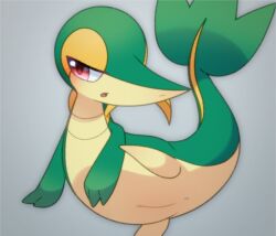 2024 3_fingers ambiguous_anthro ambiguous_gender ambiguous_slit animal_genitalia anthro anus belly biped blush blush_lines chikage digital_media_(artwork) featureless_feet feet fingers generation_5_pokemon genitals green_arms green_body green_eyes green_hands green_tail half-closed_eyes leaf leaf_tail looking_aside lying markings multicolored_body narrowed_eyes nintendo nude on_side open_mouth pokemon pokemon_(species) presenting_slit raised_leg red_eyes scalie seductive simple_background snivy solo spread_legs spreading tail tailbutt tan_belly tan_body tan_feet tan_tail tapering_snout two_tone_body yellow_eyelids yellow_markings