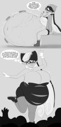 ass_expansion big_breasts breast_expansion breasts callie_(splatoon) digestion digestion_noises female huge_breasts hyper hyper_belly hyper_breasts marie_(splatoon) marina_(splatoon) metalforever pearl_(splatoon) same_size_vore soft_vore splatoon splatoon_(series) struggling struggling_prey unwilling unwilling_prey vore vore_belly weight_gain