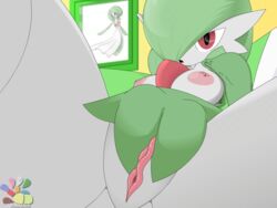 1girls 2017 3_fingers animated anthro areola big_breasts breasts close-up female female_gardevoir female_only fingering gardevoir green_hair hair humanoid labia labia_minora looking_at_viewer masturbation nintendo nipples nude open_mouth painting pokemon pokemon_(species) pokemon_rse presenting presenting_pussy pussy red_eyes solo spread_legs spreading tongue tzokatli vaginal_masturbation vaginal_penetration video_games white_body zenminch