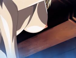 00s 1girls 2004 after_vaginal animated bible_black bible_black_new_testament blonde_hair bouncing_breasts breasts clitoris completely_nude cum cum_overflow cup earrings female fingering foreshortening high_ponytail jewelry large_breasts lips lipstick navel nipples nude ponytail purple_eyes pussy saeki_kaori shin_bible_black shiny_skin sitting spread_pussy straight sweat tagme