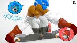 ! 1futa 1girls 3d 3d_(artwork) anal anal_sex anus ass ass_focus ass_up balls big_penis biting_lip blue_clothing boots brown-skinned_futa brown_skin bubble_ass bubble_butt chocolate_and_vanilla crossover cyan_hair dialogue doggy_style donut_anus english_text expression_bubble female female_focus female_penetrated futa_on_female futadom futanari genital_fluids genitals glowing glowing_eyes hand_on_ass hi_res high_resolution highres intersex intersex/female looking_at_another looking_pleasured looking_up lube mario_(series) mimi_sentry motion_blur nintendo on_floor on_fours page_number penis penis_in_ass plap plap_(sound) puffy_anus puffy_pussy pussy reaper21cry red-haired_female red_hair robot robot_girl robot_humanoid round_ass round_butt secretly_loves_it self_upload short_hair shy_gal source_filmmaker source_filmmaker_(artwork) stockings talking_to_another team_fortress_2 text thick_thighs voluptuous voluptuous_female vulva white_background white_skin white_stockings yellow_eye ~