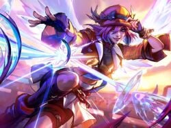 1girls 2025 abs ai_generated alternate_costume animated areola areolae athletic athletic_female bare_shoulders big_breasts blue_eyes bounce bouncing bouncing_breasts breasts breasts_out female female_only gradient_hair large_areolae large_breasts league_of_legends looking_at_viewer luxanna_crownguard midriff nipples peakpicture pink_hair purple_eyes purple_hair riot_games smile smiling smiling_at_viewer smooth_animation solo soul_fighter_lux soul_fighter_series spikey_hair tagme thigh_highs thighs titty_drop toned toned_body toned_female uncensored undressing video waifu