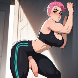 zarya from overwatch by lunaart