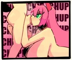 1boy 1boy1girl 1female 1girls balls big_breasts blowjob blush breasts cleavage clothed clothing female female heart male penis pixzapix sex sucking sucking_penis testicles
