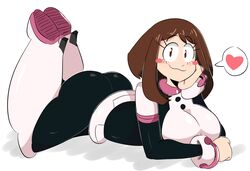 1girls :3 ass big_ass big_breasts big_butt bimbo bubble_ass bubble_butt busty female hero_outfit_(mha) huge_ass huge_breasts jinu my_hero_academia ochako_uraraka teenager thick thick_ass thick_thighs voluptuous wide_hips