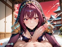 ai_generated anime ass big_dick big_penis clothes dickgirl fat_ass femboy futanari gay genderswap_(ftm) genitals hair highres hips hips_wider_than_shoulders japanese long_hair male male_only massive_penis partially_clothed penis purple_hair red_eyes rule_63 scathach_(fate) scathach_(fate)_(all) shemale sissy skin slim_waist smooth smooth_skin soft_skin trap twink uncensored userzon video_game_character video_games waist white_skin yaoi
