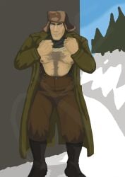 1boy adorable_face bara barazoku belly_outline big_nose blue_eyes body_hair boots broad_shoulders brown_hair brunet cell_shading chubby_male clothed clothed_male dad_bod dadbod daddy dark_hair dilf exposed_belly exposed_chest fat_male flashing flashing_at_viewer flashing_breasts flirting flirting_look flirting_with_viewer german german_guy german_male german_man glasses glasses_on_face hairy hairy_chest hairy_male hat human jacket_open leather_boots lifting_own_clothes lifting_shirt male male_focus male_only man_boobs masculine masculine_male mature_male medic_(team_fortress_2) middle_aged_male middle_aged_man military_boots military_clothing military_hat military_jacket military_pants military_uniform moobs muscular muscular_chest muscular_male nipples old_male old_man older_male open_clothing open_topwear pecs pectorals skindentation slightly_chubby slightly_chubby_male smiling_at_viewer smirk smirking_at_viewer soft_belly solo sweater_lift sweater_pull tall_male team_fortress_2 tf2 thick_thighs thick_waist tight_clothing tummy tummy_flashing ushanka winter winter_clothes winter_coat yaoi
