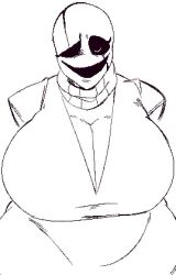 fem gaster from deltarune by pegaka (artist)