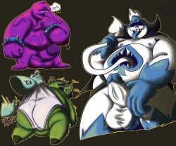 2025 absurd_res angry_birds animate_inanimate anthro ass balls barefoot belly big_balls big_belly big_penis blue_clothing blue_jockstrap blue_underwear bottomwear briefs butt_slap clash_royale clothing clothing_aside clothing_pull darkner deltarune digital_drawing_(artwork) digital_media_(artwork) disembodied_hand domestic_pig elixir_golem english_text erection facial_hair feet genitals gloves goo_creature goo_humanoid gorochuinboxers green_body group hair hairy handwear hanging_wedgie hi_res holding_penis huge_balls huge_cock humanoid humanoid_genitalia humanoid_penis jockstrap king_leonard_mudbeard king_spade looking_pleasured male male/male mammal moan monster moobs navel nipples nude nude_male onomatopoeia open_mouth overweight overweight_anthro overweight_male penis purple_body rovio_entertainment sega simple_background sketch_page slap smack_(sound_effect) smacking_ass sound_effects spanking spiked_bracers suid suine supercell_(company) sus_(pig) teeth text the_angry_birds_movie thick_penis thought_bubble tongue trio undertale_(series) underwear underwear_aside underwear_pull wedgie white_body white_briefs white_clothing white_underwear