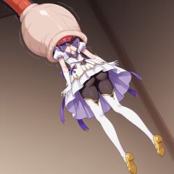 absorption absorption_vore ai_generated anime_girl annie_princessu cell cell_(dragon_ball) cell_vore dragon_ball_z female hispanic_virtual_youtuber mind_break mind_control princess princessuart swallowing virtual_youtuber vore vtuber