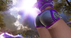 2010s 2017 ass butt dat_ass denim_shorts paragon petite shinbi shorts tagme