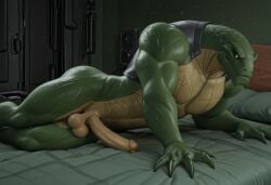 killer croc from batman (series) by qdaddybeasts