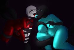 blue_body blue_eyes bondage breasts breasts_bigger_than_head choking cockring drawing dreamtale ectobody ectobreasts ectopenis ectopussy fanart female futanari gagging grinding intersex killersans killertale monster monster_girl nightmare_sans_(fan_character) nightmaresans nipple_play nipples penis pussy ropes sans sans_(killertale) sans_(undertale) sans_au sanscest selfcest skeleton sounding tears tentacle tentacle_in_ass tentacle_in_mouth tentacle_in_pussy tentacle_penetration tentacle_rape tentacle_sex undertale undertale_(series) undertale_au undertale_futa undertale_sans