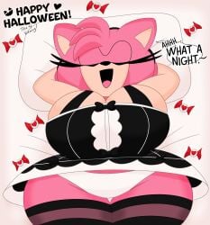 amy rose from halloween by 3barts